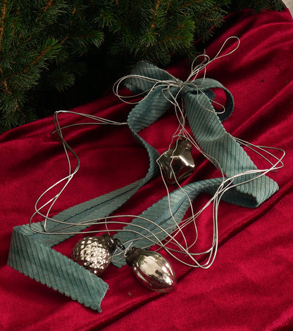 Stellina Natalizia in fil di ferro con Sfere