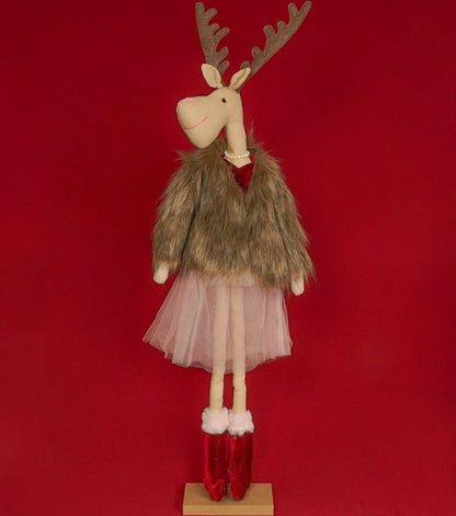 "Mrs. Renna" in cotone e velluto imbottiti con tulle