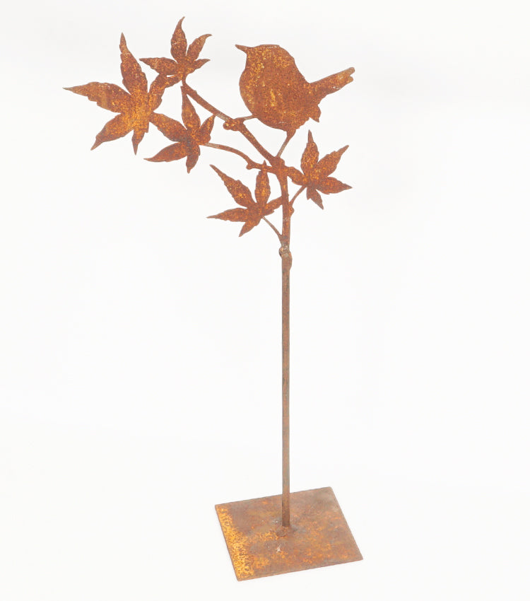 "L'Uccellino sul Ramo" in corten