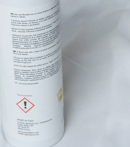 Profumatore per Tessuti all'estratto "Bianco Puro" da 250 ml
