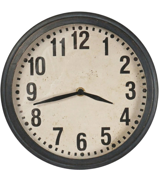 Orologio Vintage in metallo e vetro