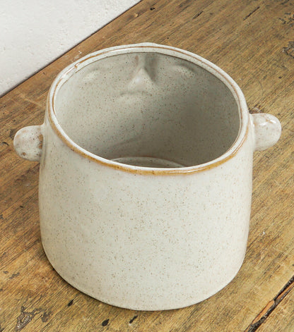 "Vasetto con il Volto Deformato" in ceramica