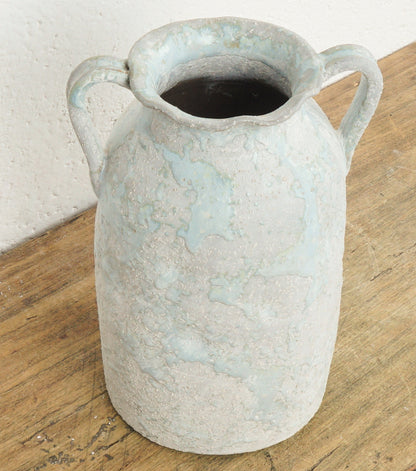 Anfora in cemento smaltato