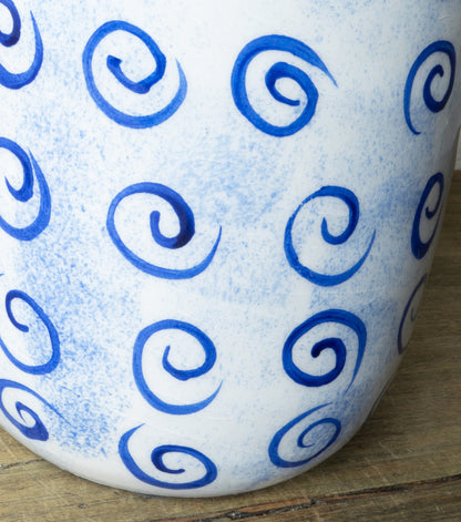 "Vaso con le Spirali" in ceramica