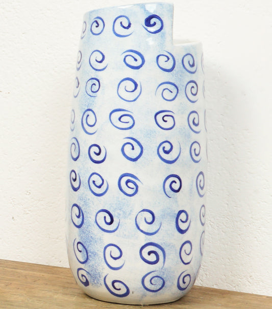 "Vaso con le Spirali" in ceramica