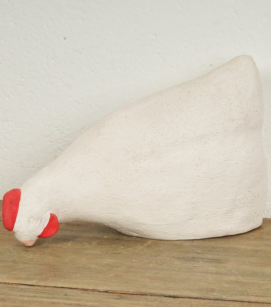 "Gallina che Becca" in terracotta