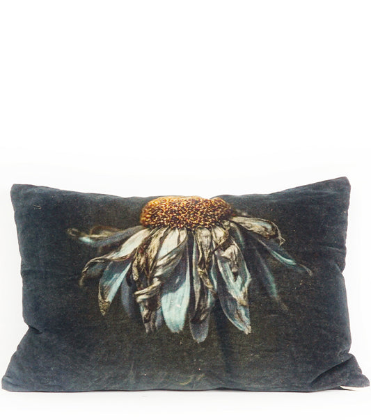Cuscino con Margherite in velluto