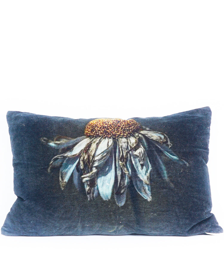 Cuscino con Margherite in velluto
