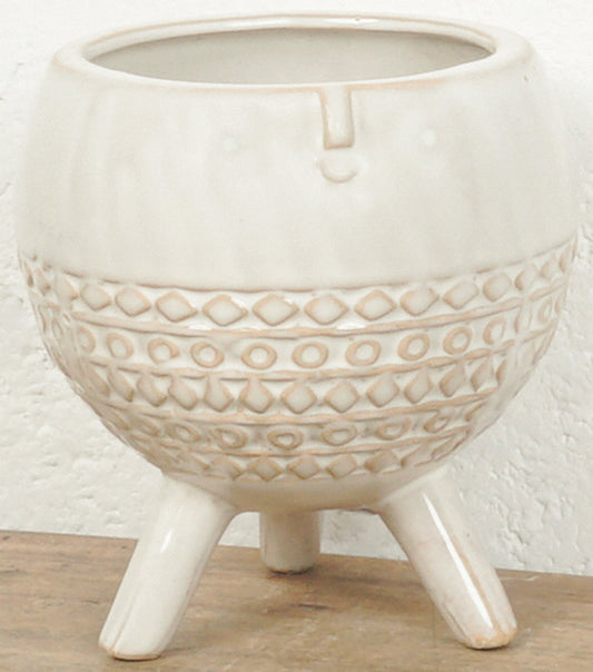 "Vasetto con il Volto e i Piedi" in ceramica