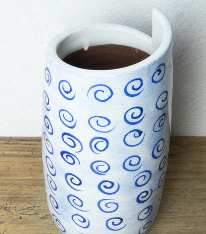 "Vaso con le Spirali" in ceramica