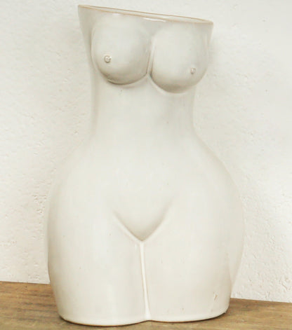 Vaso a forma di un "Nudo di Donna" in grès piccolo