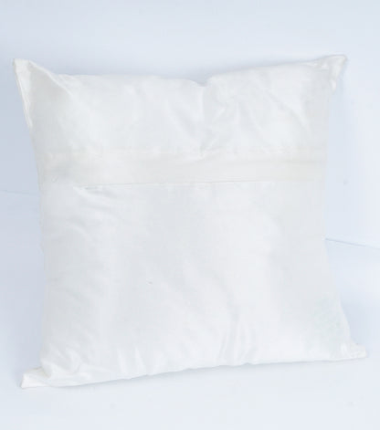 Cuscino in raso con Ape in rame