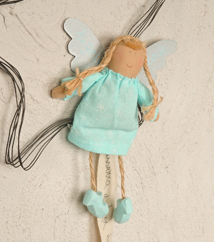 Stellina "sussurra i tuoi desideri alle stelle" con uno "Angelo Custode"