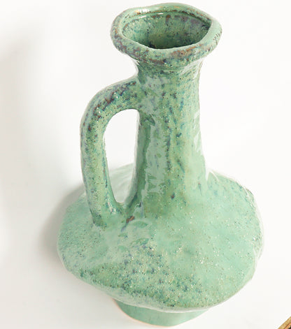 "Brocca Allungata" in cotto smaltato grande