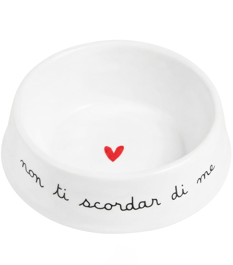 Ciotola per Animali "non ti scordar di me" in ceramica