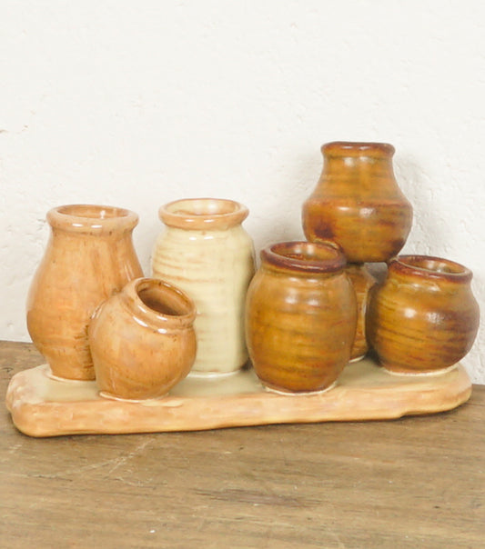 Vasetti in cotto smaltato