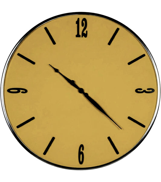 Orologio Bombato in metallo e vetro