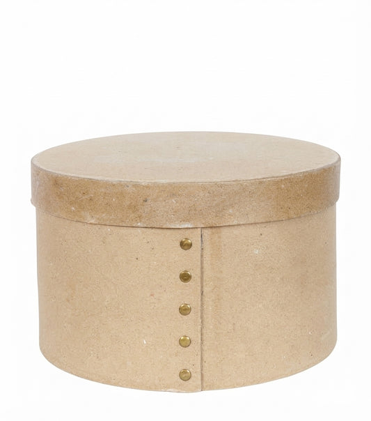 Scatola Vintage piccola in cartone e cotone