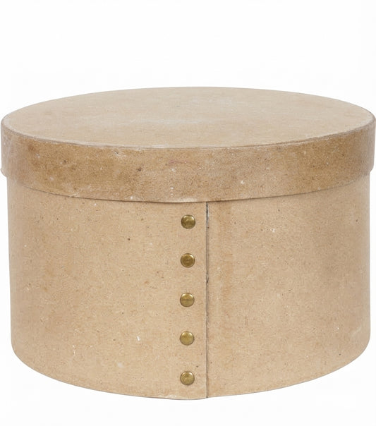 Scatola Vintage grande in cartone e cotone