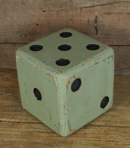 Dadone grande color "verde salvia" in legno