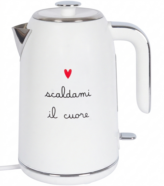 Bollitore "scaldami il cuore" in metallo
