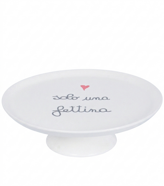 Alzatina "solo una fettina" in ceramica