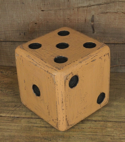Dadone grande color marrone in legno