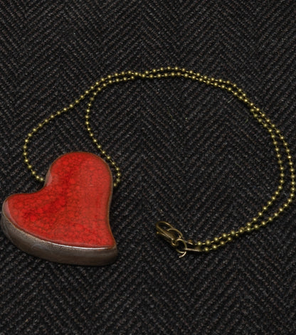 Collana con un Cuore in ceramica grande