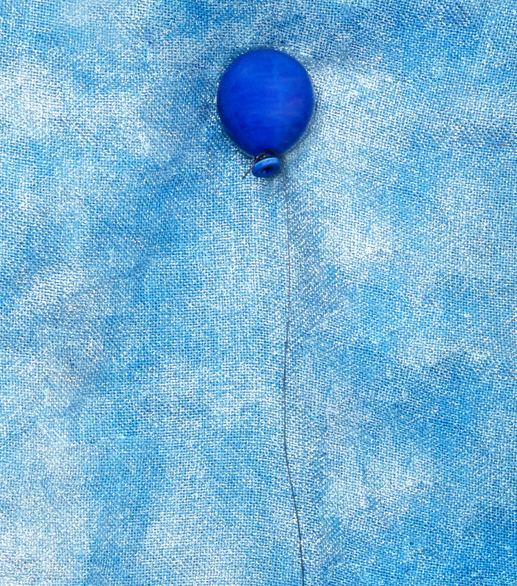 Palloncino blu piccolo in ceramica