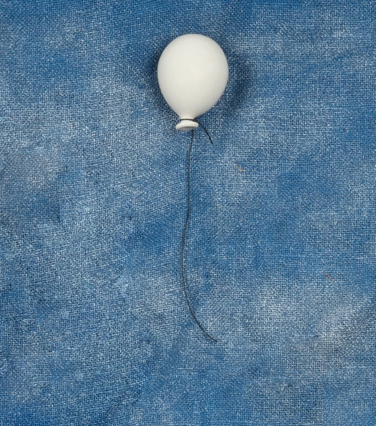 Palloncino “bianco panna” piccolo in ceramica