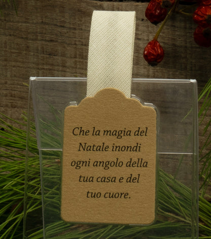 Gufetto Porta-Fortuna "la magia del Natale"