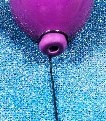 Palloncino viola piccolo in ceramica