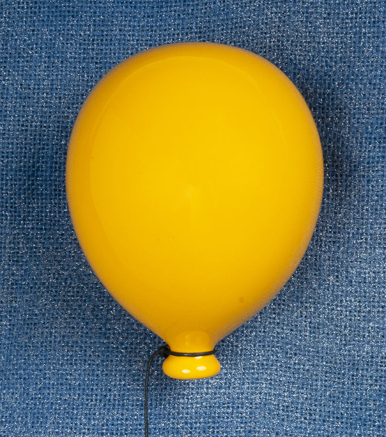 Palloncino “giallo ocra” grande in ceramica