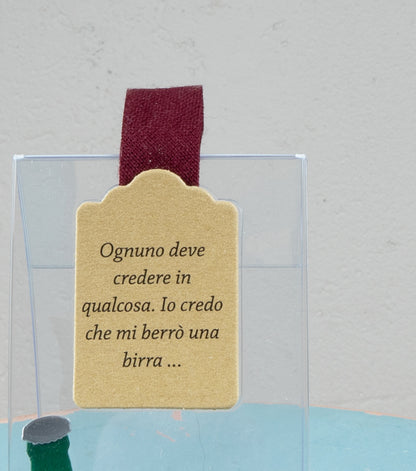 Gufetto Porta-Fortuna "Ognuno deve"