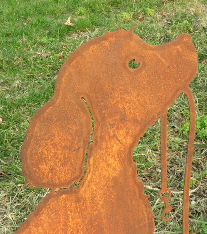 Cagnolino con il Collare in corten