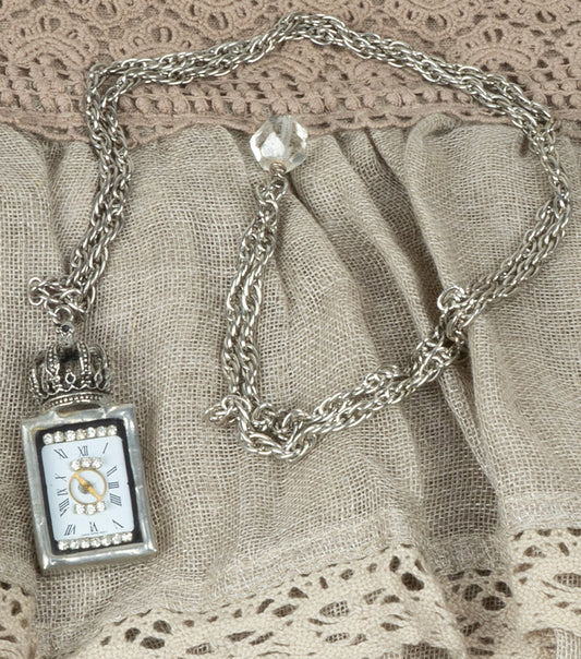 Collana Tiffany con orologio e Corona