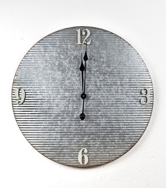 Orologio in lamiera