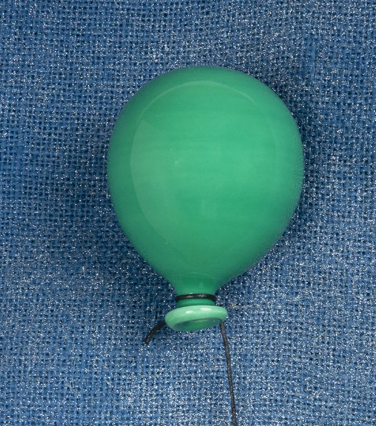 Palloncino color "petrolio" piccolo in ceramica